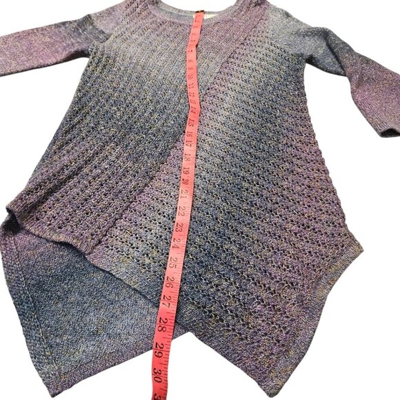 Cleo Gradient Asymmetrical Sweater XS Petite - Picture 6 of 8